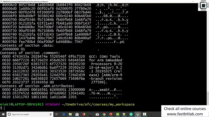 Bare metal embedded lecture-5:  Linking and analyzing memory map file