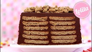 Receta de tarta de galletas sin horno - Tarta de la abuela