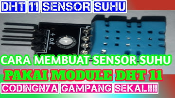 cara membuat sensor suhu dht11 arduino