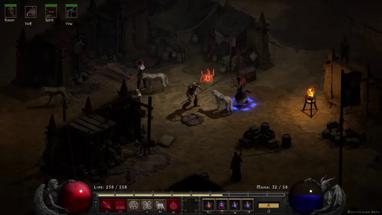 Diablo 2 Ressurected HC Ps4 beta Live