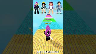 kpop Demon Hunters plays speed challenge!#roblox #shorts #robloxshorts