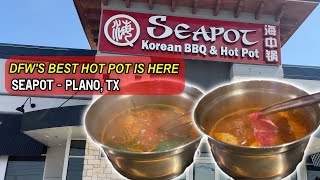 Eating At The BEST HOT POT Restaurant In Our Area | Seapot Food Review