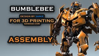 Bumblebee ( 3D Model ) - Files for 3D Printing