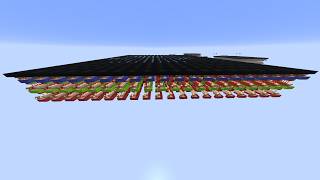 Full RGB 20x20 Pixel Display in Minecraft via Cushions