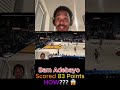 Wow Bam Adebayo Scored 83 Points, Shot over 30 Free Throws #funny #sports #nba #sportshighlights