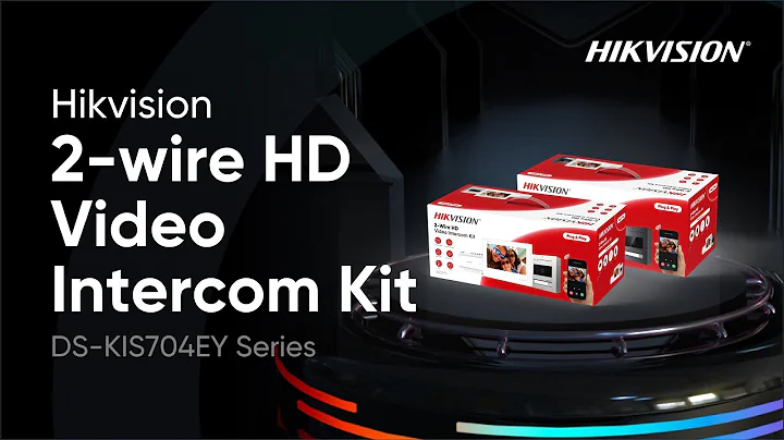 Hikvision 2-wire HD Video Intercom Kit DS KIS704EY Unboxing & Demo