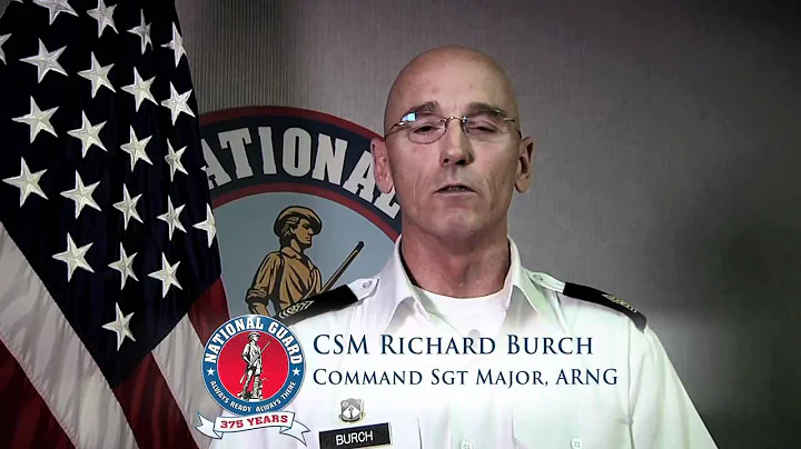 CSM Richard Burch's 375th Birthday Message