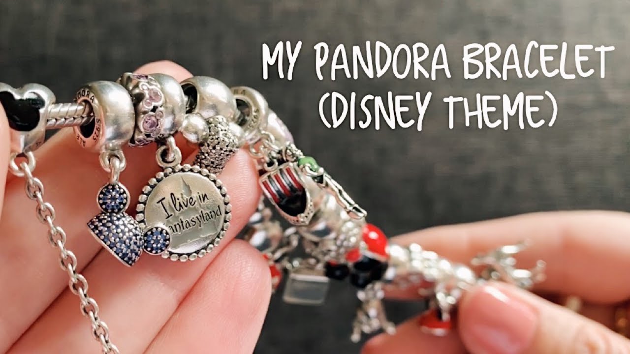 MY COMPLETED DISNEY PANDORA BRACELET YouTube