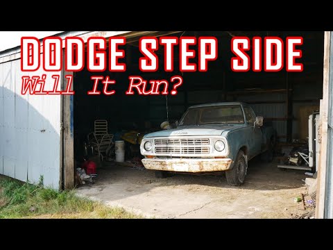 Barn Find 1979 Dodge D100 Step Side - Will It Run and Drive Home?