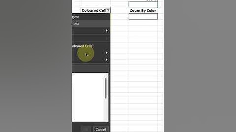 How to Count or Sum Cells With Specific Color in Excel #excel #exceltricks #exceltutorial