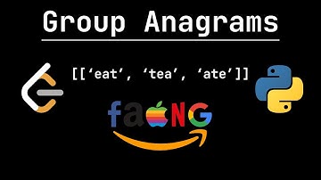 Group Anagrams - Leetcode 49 - Python Solution Visualized