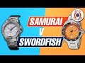 Seiko Samurai vs Zelos Swordfish - To The Death!