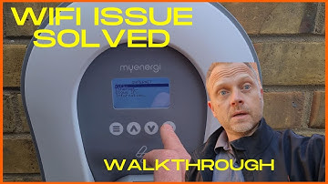 Myenergi Zappi WIFI fix !!