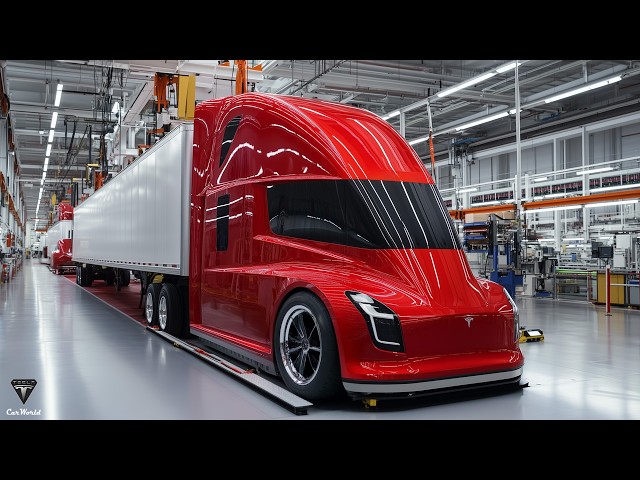 Elon Musk Announces Tesla Semi Gen 2 2025 NEW UPDATE! Replace Battery, Feature & Mass Production! - YouTube