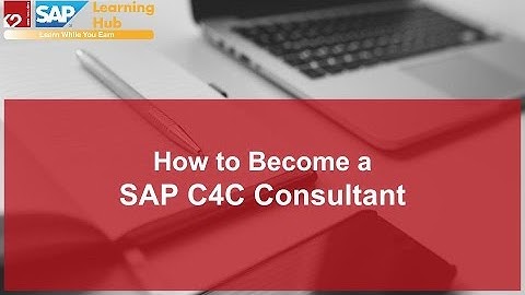 How to Become a Certified C4C Consultant