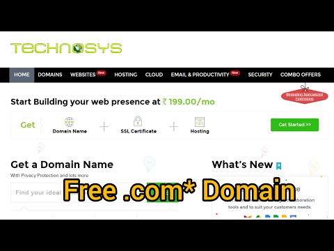 Book "Free Web Domain Hosting"