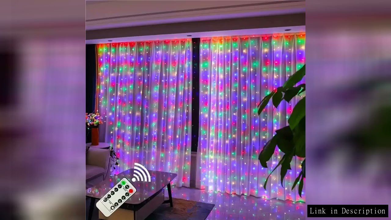LED Garland Curtain Lights 8 Modes USB Remote Control Fairy Lights String Wedding Christmas Decor fo