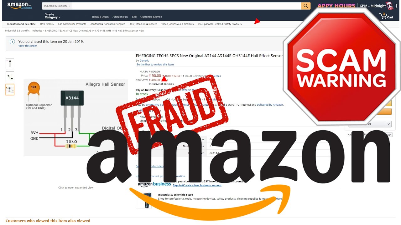FAKE AMAZON PRODUCT SCAM !! amazon पर धोखाधड़ी का सबूत BY STATIC