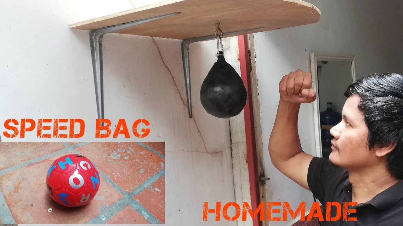 How to make Homemade Speed Bag For ( Boxing/Hitting/Punching) At home - YouTube