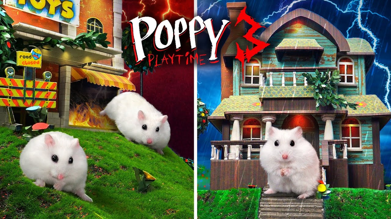 Совершенно новые испытания — приключения хомяка в Poppy Playtime, Digital Circus, Garten Of Banban