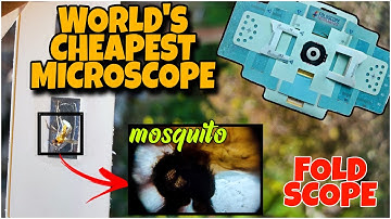 How to Assemble foldscope || Unboxing World