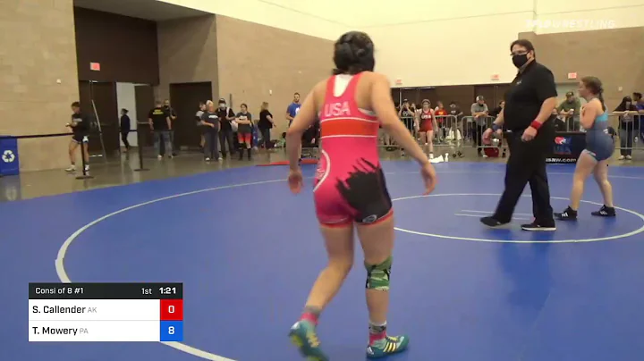 58 Kg Consi Of 8 #1 - Sarah Callender, AK Vs Trini...