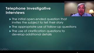 The Reid Technique for Telephone Investigative Interviews