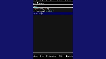 sqrt function of numpy in python