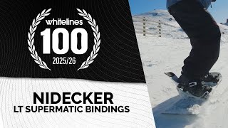Nidecker LT Supermatic 2026 Snowboard Bindings Review