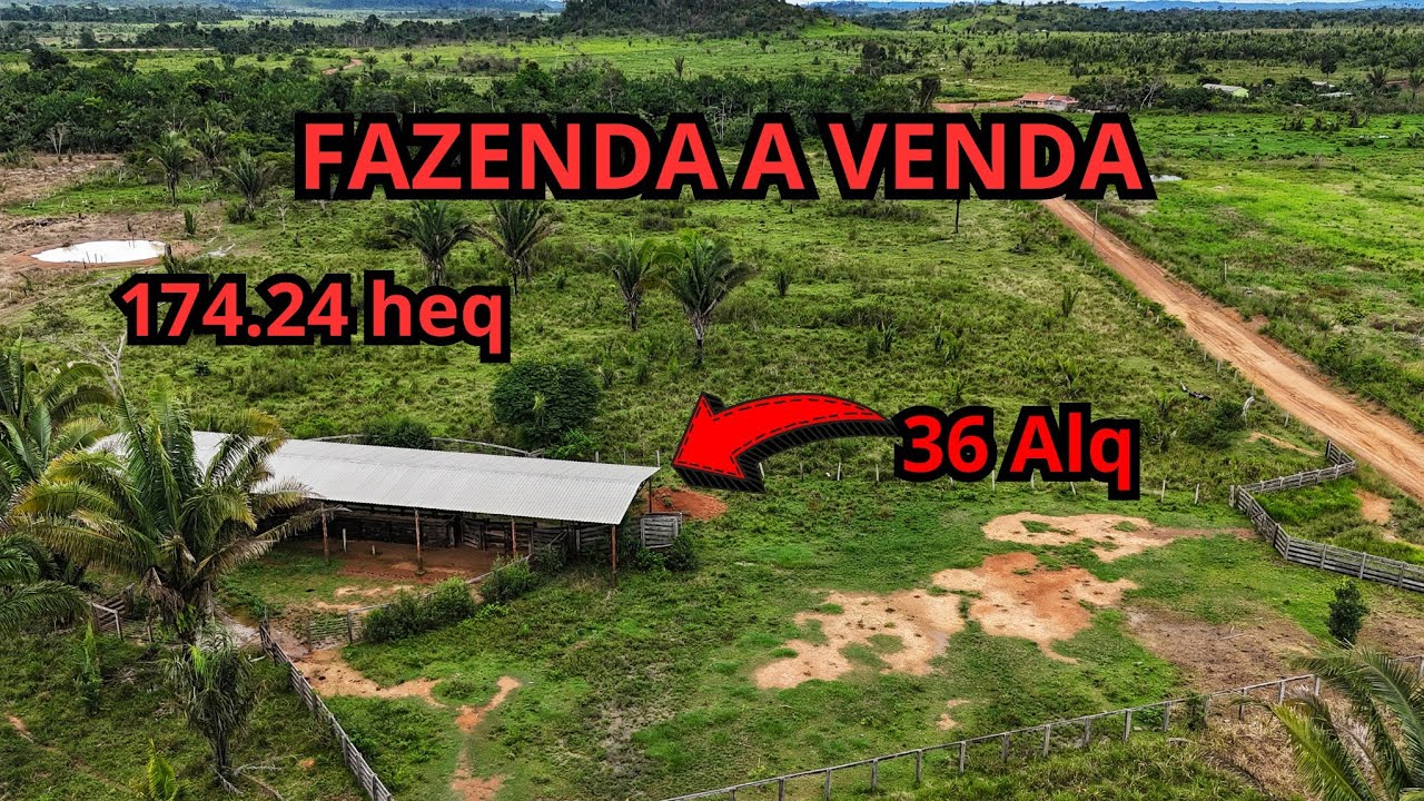 Propriedade RURAL a venda,  na região da pombal municipal de São Félix do xingu Pará. 36 ALQ, 174 Ha