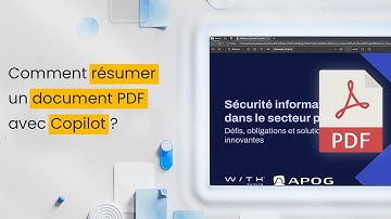 Comment résumer un document PDF avec Copilot ?