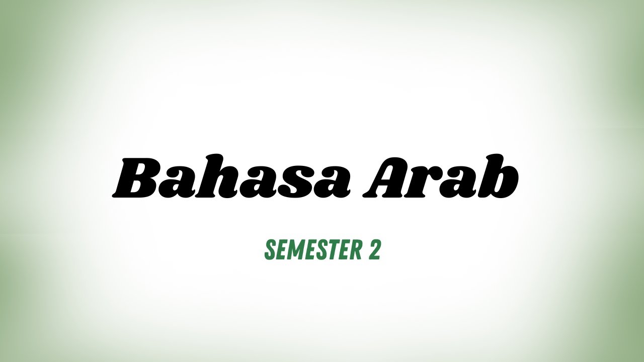 Zoom Bahasa Arab 04/03/2025