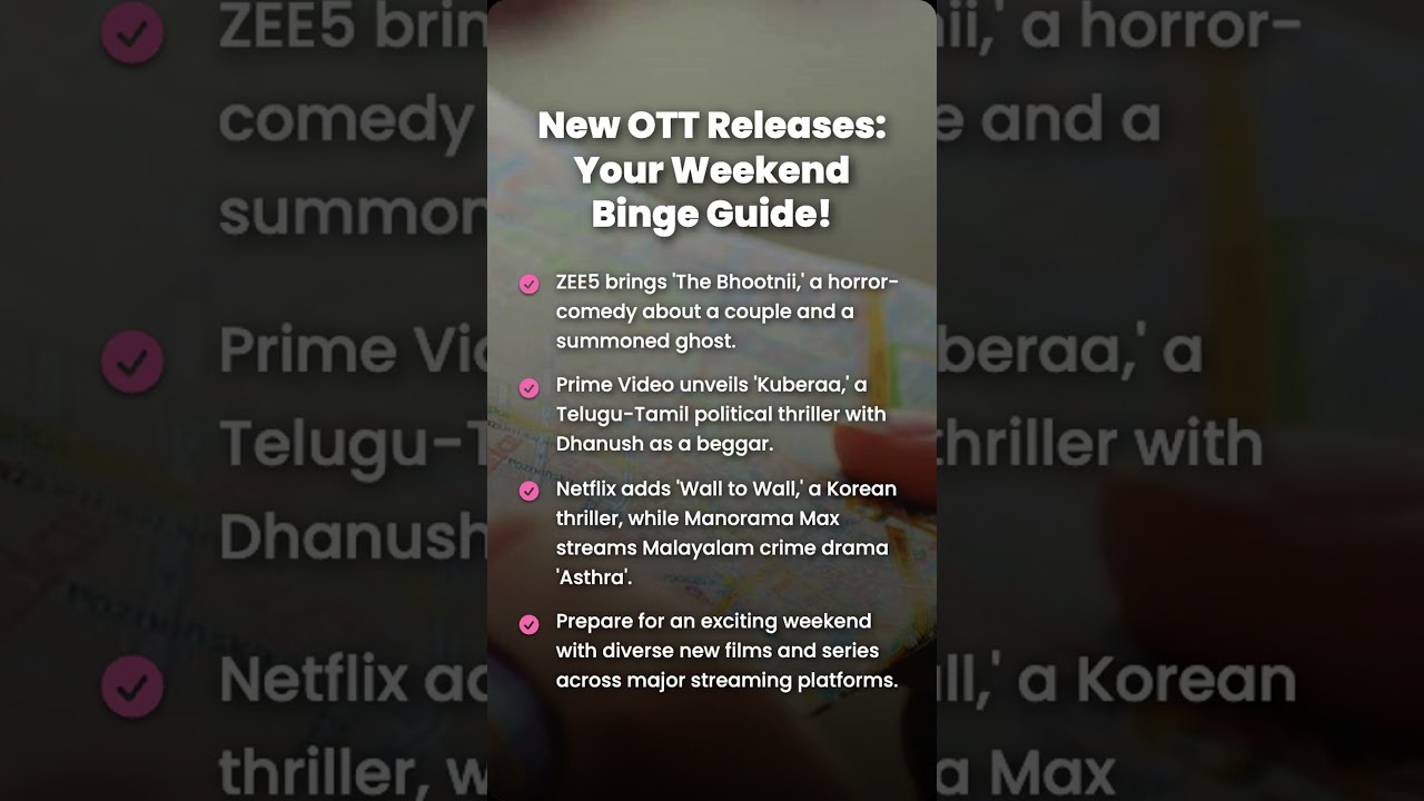 July 18 Weekend: Top New OTT Releases Revealed!