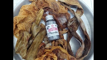 Easy rust dyed fabric trimmings with Rusting Powder by PaperArtsy