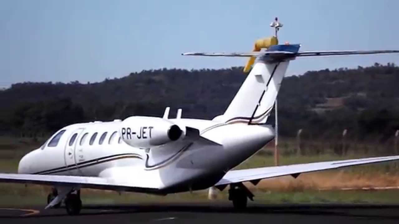 Decolagem Cessna Citation CJ2 PR JET YouTube