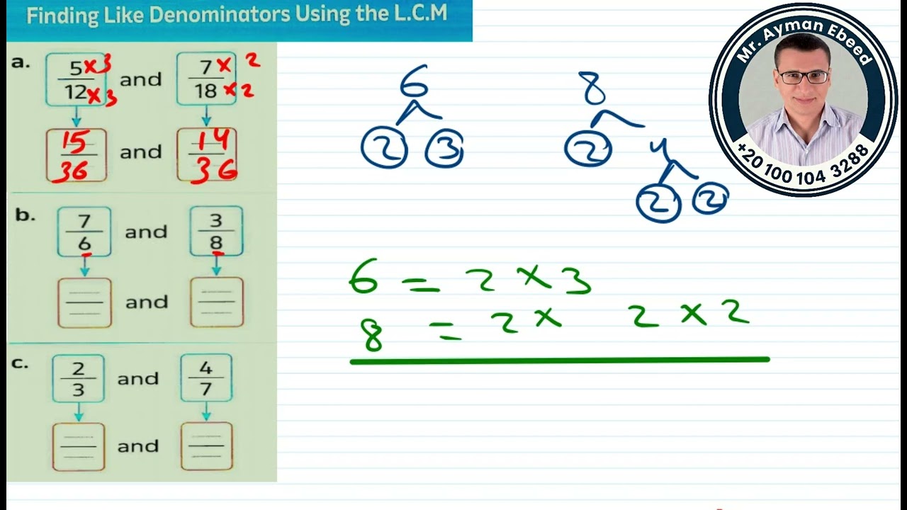 Prime 5_term 2- like denominators.