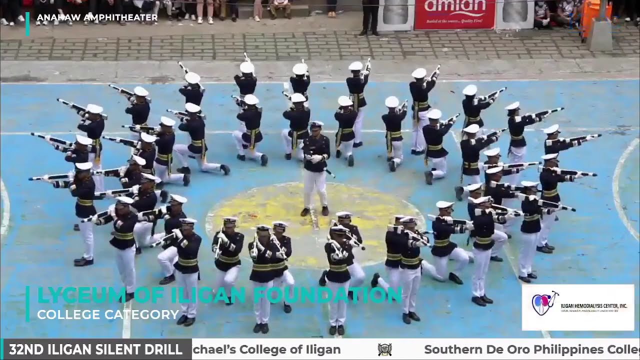 Lyceum of Iligan Foundation - 32nd Silent Drill Competition CHAMPION 2025