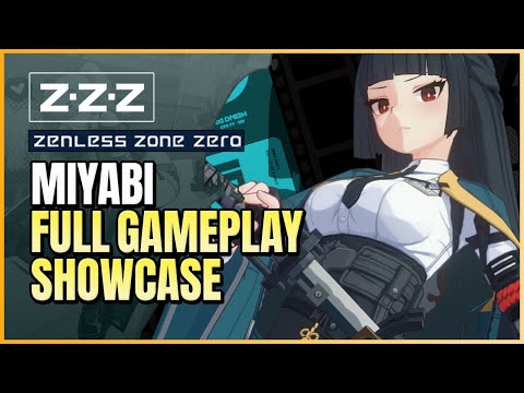 Miyabi Gameplay Showcase (Skills, Talents, Animations) | Zenless Zone Zero 1st CBT Tuning Test