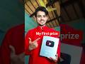 My first monitizaton prize 🏆you ready #shorts #10ksubscribers #prize