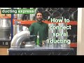 How to connect spiral ducting | Ducting Express