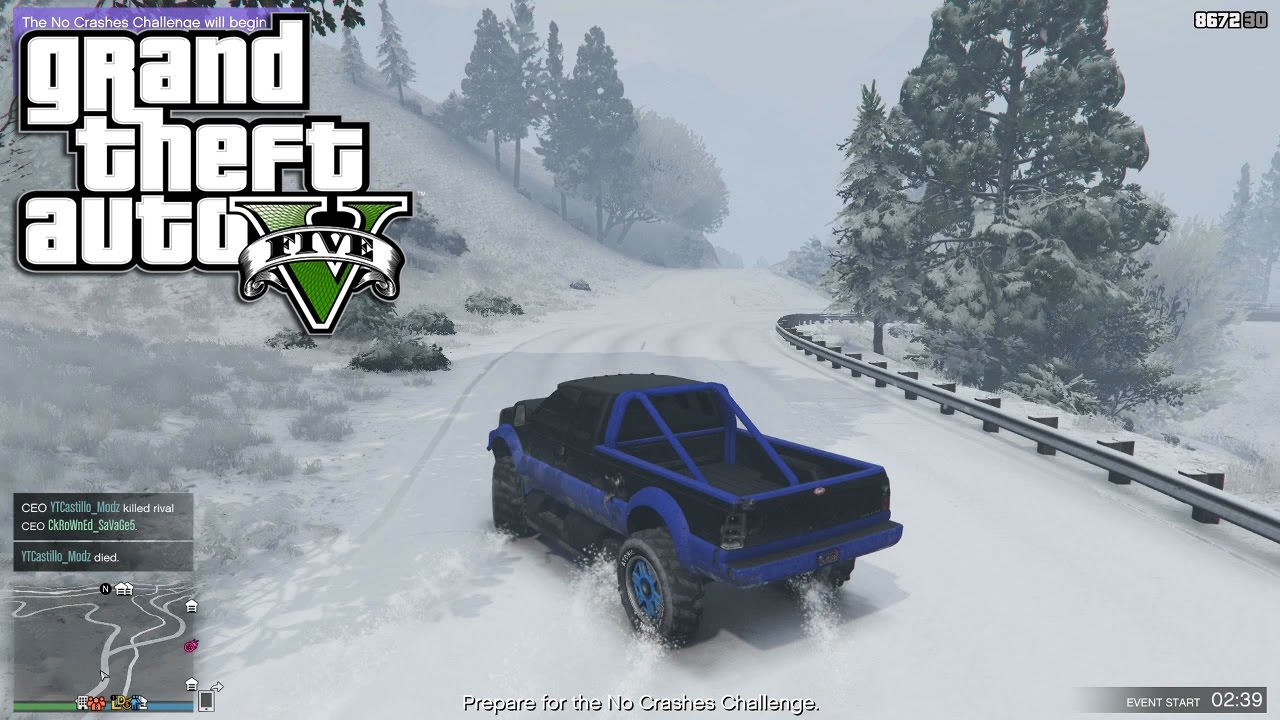 INSANE GTA 5 DRIFTING IN SNOW!! (Grand Theft Auto 5) YouTube