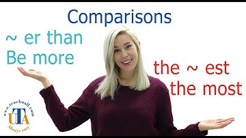 In English grammar How to make comparisons more the most er and the best English subtitles
