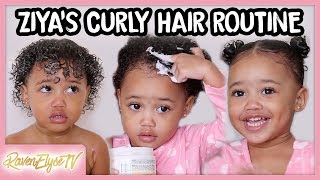 Ziya's HAIR ROUTINE | Toddler Curly Hair Tutorial