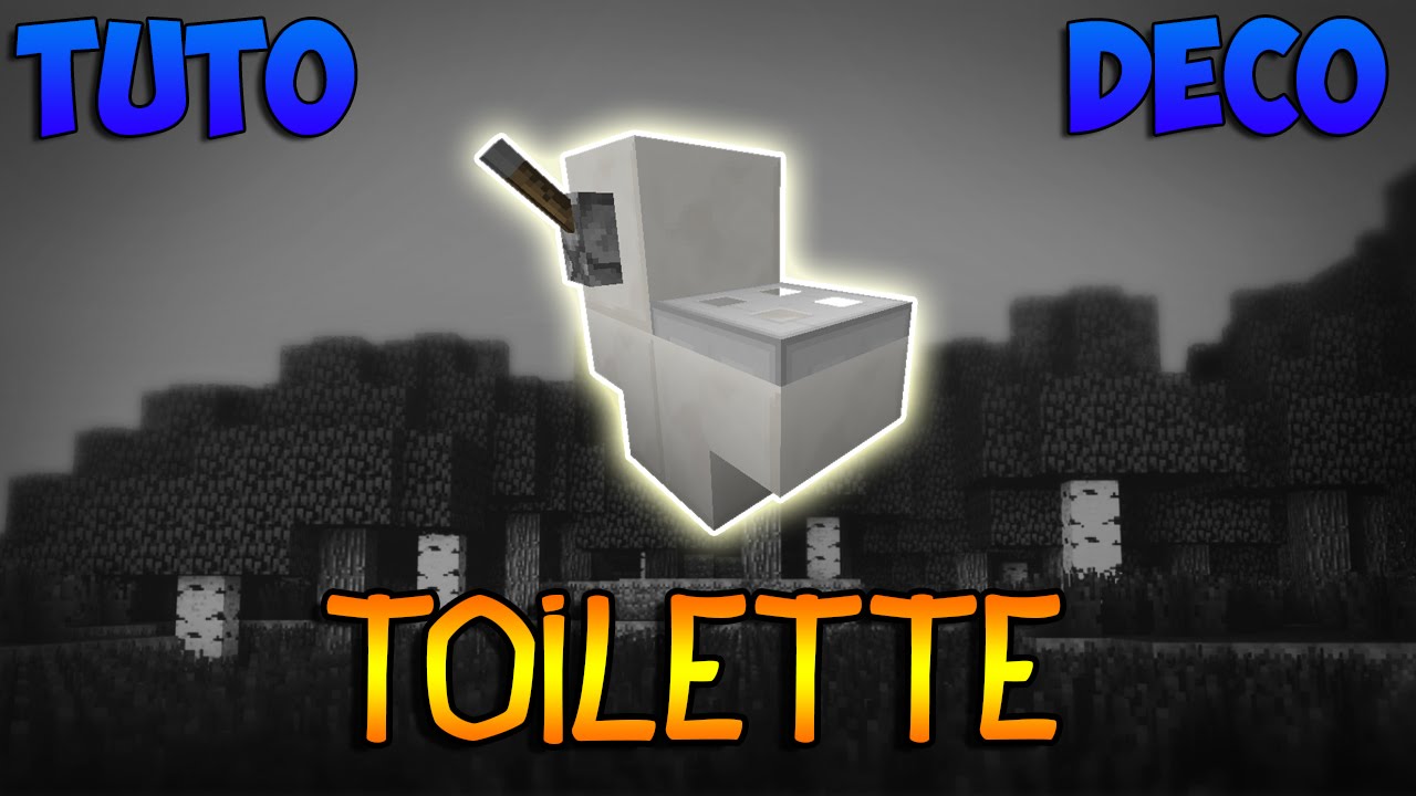 Minecraft - Toilette - Tuto Déco - YouTube