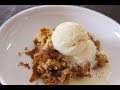 How To Make Caramelised Apple Crumble