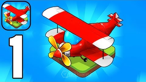 Merge Airplane - Gameplay Walkthrough Part 1 Tutorial Unlock All skin (Android,iOS)