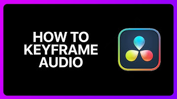 How To Keyframe Audio In Davinci Resolve Tutorial