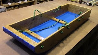 How to make an inexpensive and easy to build toboggan.