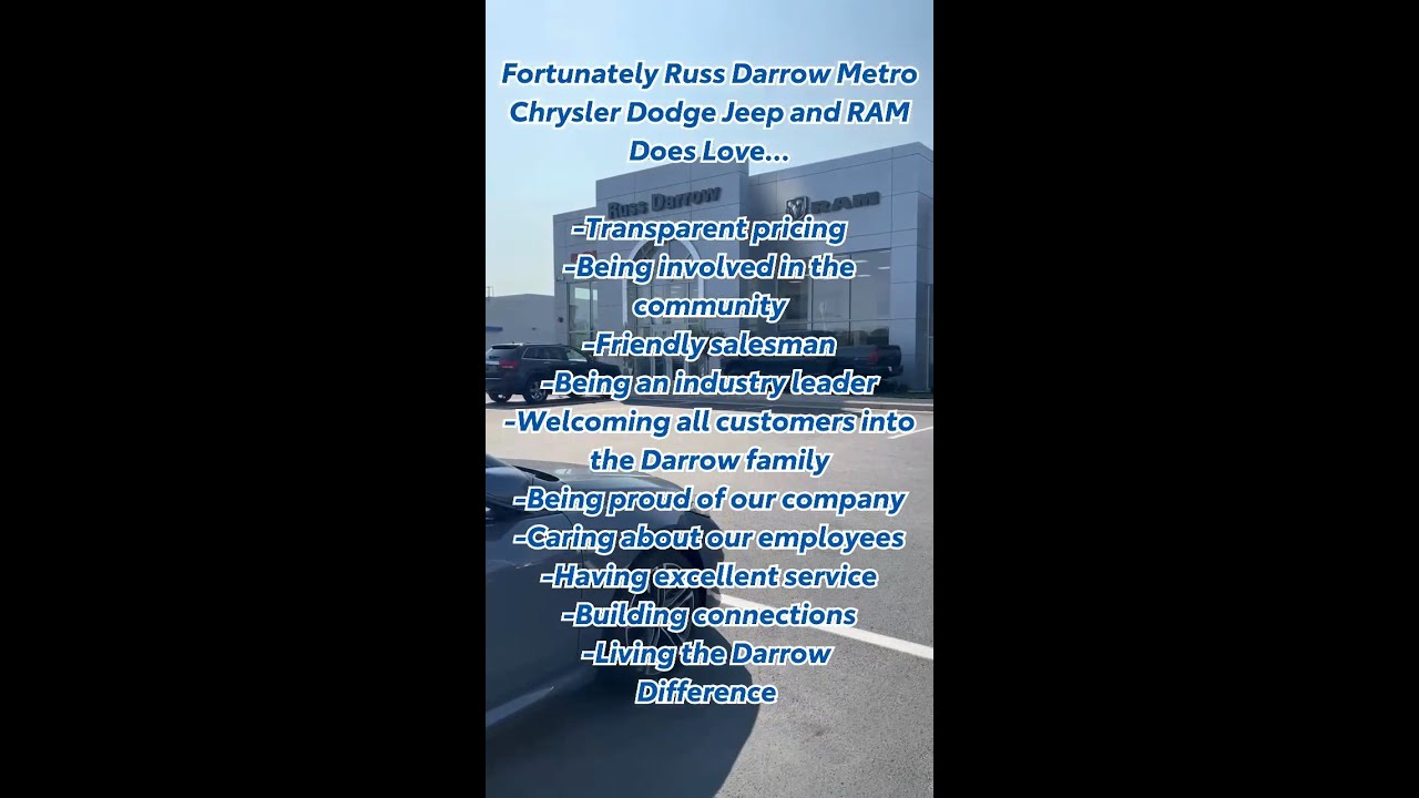 The Things We Love at Russ Darrow Metro Chrysler Dodge Jeep RAM ❤️🚗