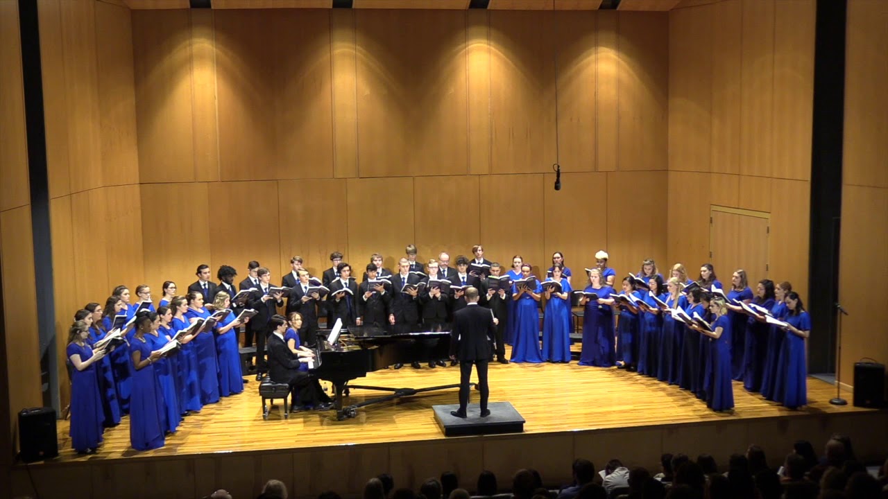 Requiem, mvt. 2 - Johannes Brahms - 4-hand Piano - UWF Singers, Dr